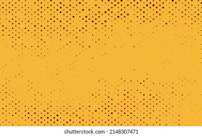 Light Red, Yellow vector template with circles. Blurred bubbles on abstract background with colorful gradient. Template for your brand book.