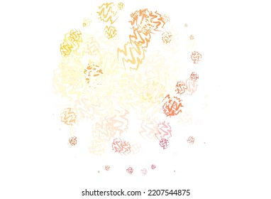 Light Red, Yellow vector template with lines. Colorful abstract illustration with gradient lines. The best colorful design for your business.