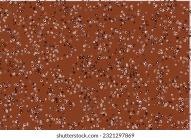 Light Red, Yellow vector template with circles. Glitter abstract illustration with blurred drops of rain. Design for posters, banners.