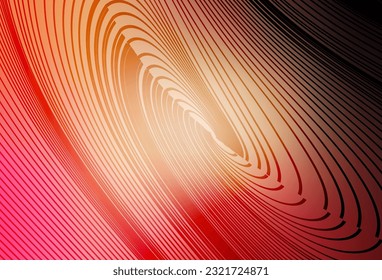 Light Red, Yellow vector template with lines. Colorful abstract illustration with gradient lines. Brand new design for your ad.