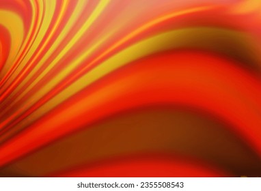 Light Red, Yellow vector template with abstract lines. Colorful illustration in abstract marble style with gradient. Brand new design for your ads, poster, banner.