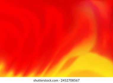 Light Red, Yellow vector template with bubble shapes. Colorful abstract illustration with gradient lines. The best blurred design for your business.