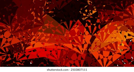 Light Red, Yellow vector template with abstract forms. Modern abstract illustration with gradient random forms. Modern design for your ads.