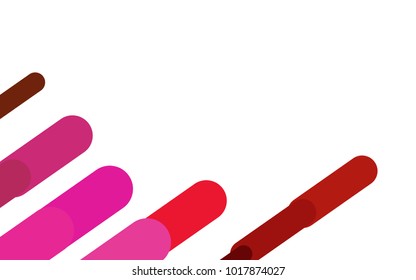 Light Red, Yellow vector texture with colored capsules. Decorative shining illustration with lines on abstract template. The template can be used as a background.