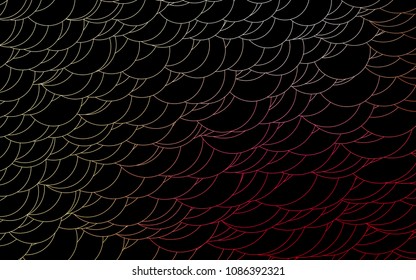 Light Red, Yellow vector  texture with disks. Abstract illustration with colored bubbles in nature style. New design for ad, poster, banner of your website.