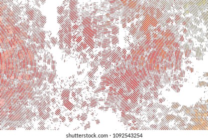 Light Red, Yellow vector texture with colored lines. Lines on blurred abstract background with gradient. The pattern can be used as ads, poster, banner for commercial.