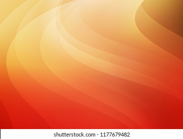 Light Red, Yellow vector texture with colored lines. Lines on blurred abstract background with gradient. Smart design for your business advert.
