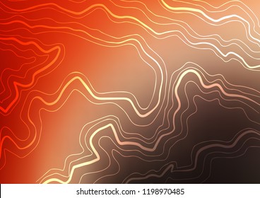 Light Red, Yellow vector texture with colored lines. Shining colored illustration with narrow lines. The pattern can be used as ads, poster, banner for commercial.