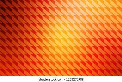 Light Red, Yellow vector texture with colored lines. Colorful shining illustration with lines on abstract template. Best design for your ad, poster, banner.