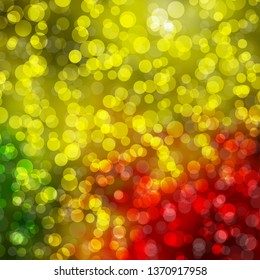 Light Red, Yellow vector texture with circles. Abstract colorful disks on simple gradient background. New template for your brand book.