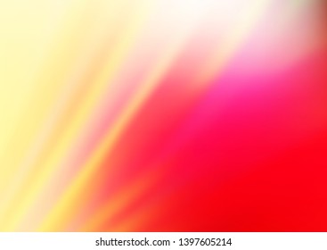 Light Red, Yellow vector texture with colored lines. Glitter abstract illustration with colored sticks. Pattern for websites, landing pages.