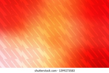 Light Red, Yellow vector texture with colored lines. Modern geometrical abstract illustration with Lines. Pattern for ads, posters, banners.