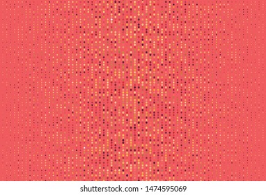 Light Red, Yellow vector texture with disks. Beautiful colored illustration with blurred circles in nature style. New template for your brand book.