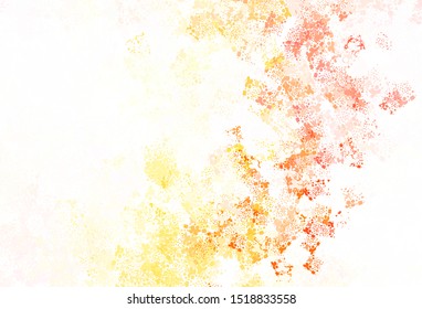 Light Red, Yellow vector texture with abstract forms. Decorative design in abstract style with random forms. Elegant design for wallpapers.