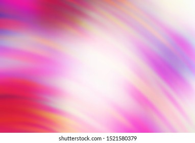 Light Red, Yellow vector texture with wry lines. A sample with colorful lines, shapes. Abstract style for your business design.