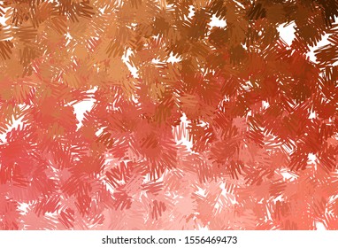 Light Red, Yellow vector texture with colored lines. Colorful shining illustration with lines on abstract template. Pattern for ads, posters, banners.