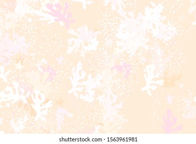 Light Red, Yellow vector texture with abstract forms. Simple colorful illustration with abstract gradient shapes. Simple design for your web site.