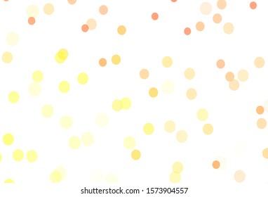Light Red, Yellow vector texture with colored snowflakes. Modern geometrical abstract illustration with snowflakes. Pattern for new year leaflets.