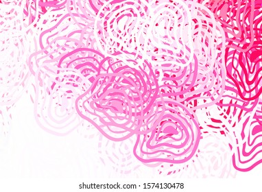 Light Red, Yellow vector texture with abstract forms. Simple colorful illustration with abstract gradient shapes. Modern design for your business card.