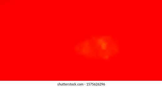 Light Red, Yellow vector texture with disks. Glitter abstract illustration with colorful drops. New template for a brand book.