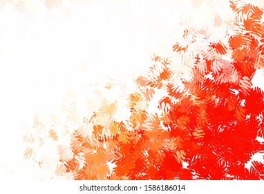 Light Red, Yellow vector texture with colored lines. Blurred decorative design in simple style with lines. Smart design for your business advert.