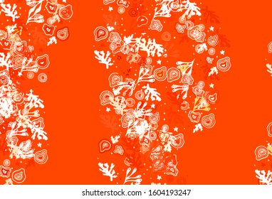 Light Red, Yellow vector texture with abstract forms. Modern abstract illustration with colorful random forms. Elegant design for wallpapers.