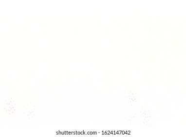 Light Red, Yellow vector texture with disks. Beautiful colored illustration with blurred circles in nature style. Design for poster, banner of websites.