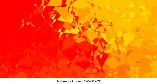 Light red, yellow vector texture with memphis shapes. Colorful illustration with simple gradient shapes. Simple illustration for your web site.