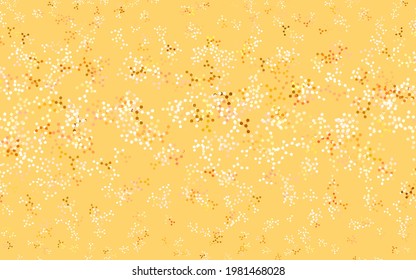 Light Red, Yellow vector texture with artificial intelligence concept. Colorful design in simple style with AI links. Pattern for science, futuristic designs.