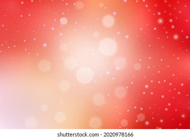 Light Red, Yellow vector texture in birthday style. A colorful design in Christmas style with gradient. Template for lettering, typography.