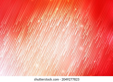 Light Red, Yellow vector texture with colored lines. Modern geometrical abstract illustration with Lines. Best design for your ad, poster, banner.