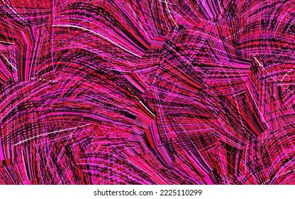 Light Red, Yellow vector texture with wry lines. Colorful abstract illustration with gradient lines. Background for cell phone screens.