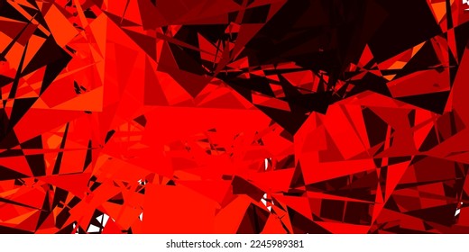 Light Red, Yellow vector texture with memphis shapes. Simple design in abstract style with gradient forms. Elegant design for wallpaper set.
