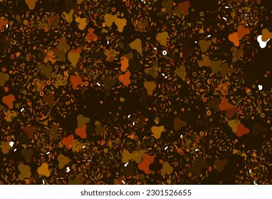 Light Red, Yellow vector texture with abstract forms. Modern abstract illustration with colorful random forms. Best smart design for your business.