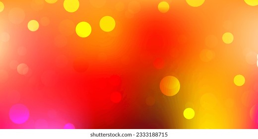 Light red, yellow vector texture with memphis shapes. Simple design in abstract style with gradient forms. Simple illustration for your web site.