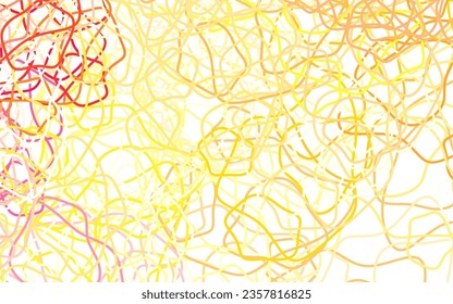Light Red, Yellow vector texture with abstract forms. Modern abstract illustration with colorful random forms. Simple design for your web site.