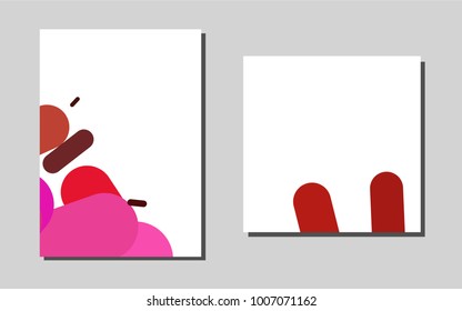 Light Red, Yellowvector background for presentations. Modern abstract design concept with colorful gradient. The pattern can be used for any ad, booklets.