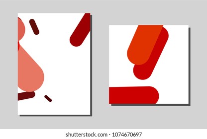 Light Red, Yellowvector banner for websites. Modern abstract design concept with colorful gradient. Completely new template for your brand book.
