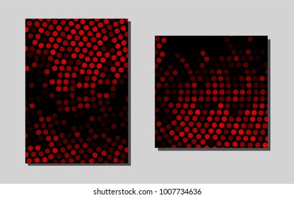 Light Redvector background for presentations. Booklet with textbox on colorful abstract background. Pattern for ads, leaflets, labels of your business.