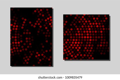 Light Redvector background for presentations. Web interface on abstract background with colorful gradient. New design for a poster, banner of your website.