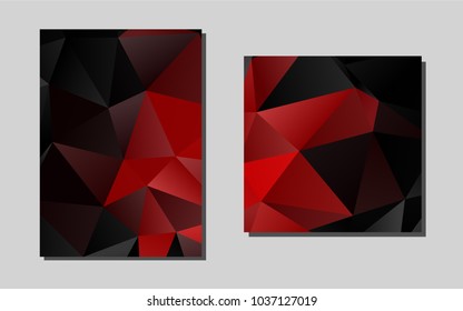 Light Redvector banner for websites. Beautiful colored sample in A4 size. Pattern for ads, leaflets, labels of your business.