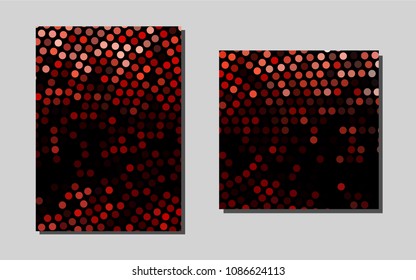 Light Redvector brochure for ui, ux design. Modern abstract design concept with colorful gradient. Pattern for beautiful business cards, folders.