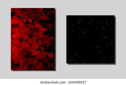Light Redvector cover for Envelopes. Modern abstract design concept with colorful gradient. New design for a poster, banner of your website.