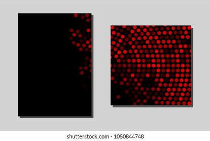 Light Redvector cover for Envelopes. Web interface on abstract background with colorful gradient. Beautiful design for cover of notepads.