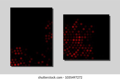 Light Redvector pattern for posters. Modern abstract design concept with colorful gradient. Completely new template for your brand book.