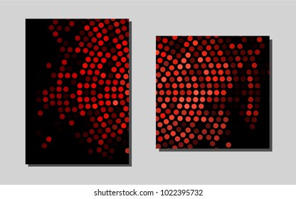 Light Redvector template for landing pages. Modern abstract design concept with colorful gradient. New design for a poster, banner of your website.