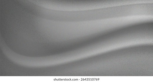 Light is reflecting on a rough gray metallic surface background. modern vector illustration eps 10