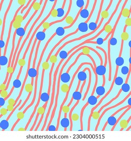 Light Repetitive Contemporary Retro Set Wallpaper. Black Endless Classic Organic Decor, Seamless Backdrop. Purple Repeated Nature Beauty Illustration Print. 