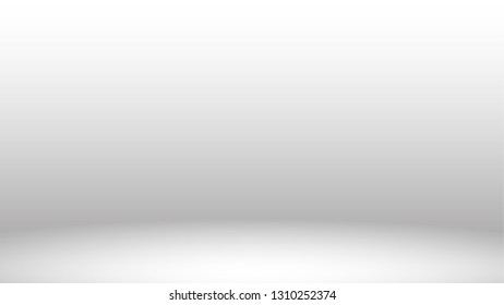 light room studio backdrop abstract white and gray background with copy space