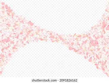 Light Rosa Vector Transparent Background. Blooming Fresh Design. Rose Spring Backdrop. Leaf Aroma Pattern. Purple Floral Feminine Cover.